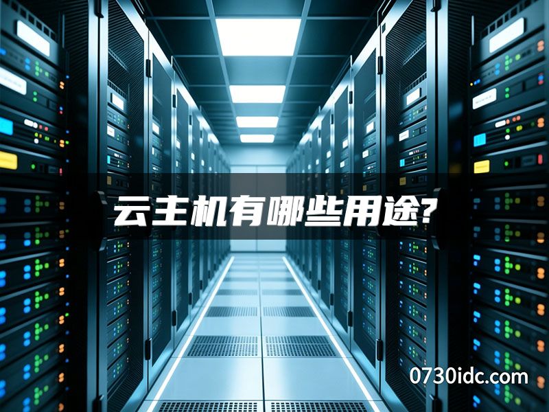 云主机有哪些用途?