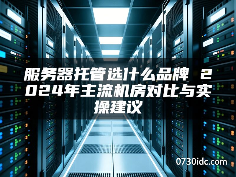 服务器托管选什么品牌 2024年主流机房对比与实操建议