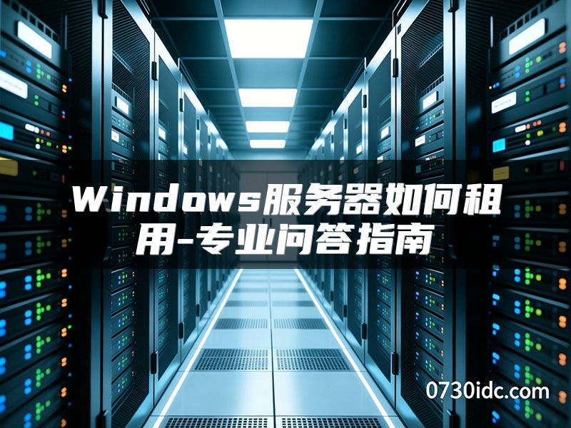 Windows服务器如何租用-专业问答指南