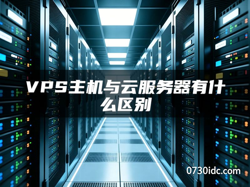 VPS主机与云服务器有什么区别