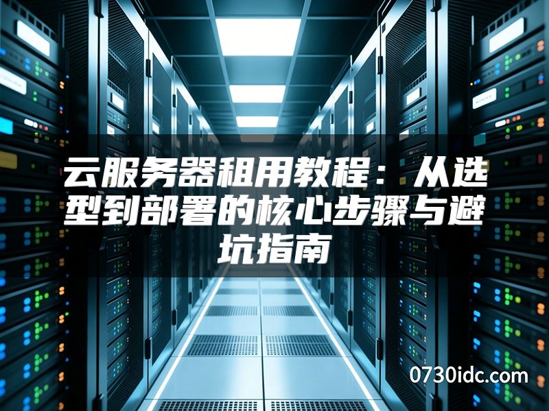 云服务器租用教程：从选型到部署的核心步骤与避坑指南