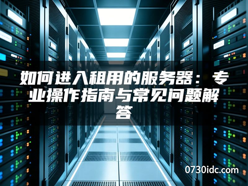 如何进入租用的服务器:专业操作指南与常见问题解答