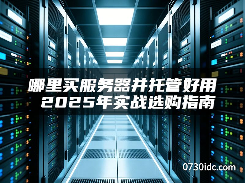 哪里买服务器并托管好用 2026年实战选购指南