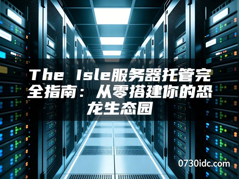 The Isle服务器托管完全指南：从零搭建你的恐龙生态园