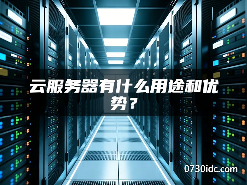 云服务器有什么用途和优势?