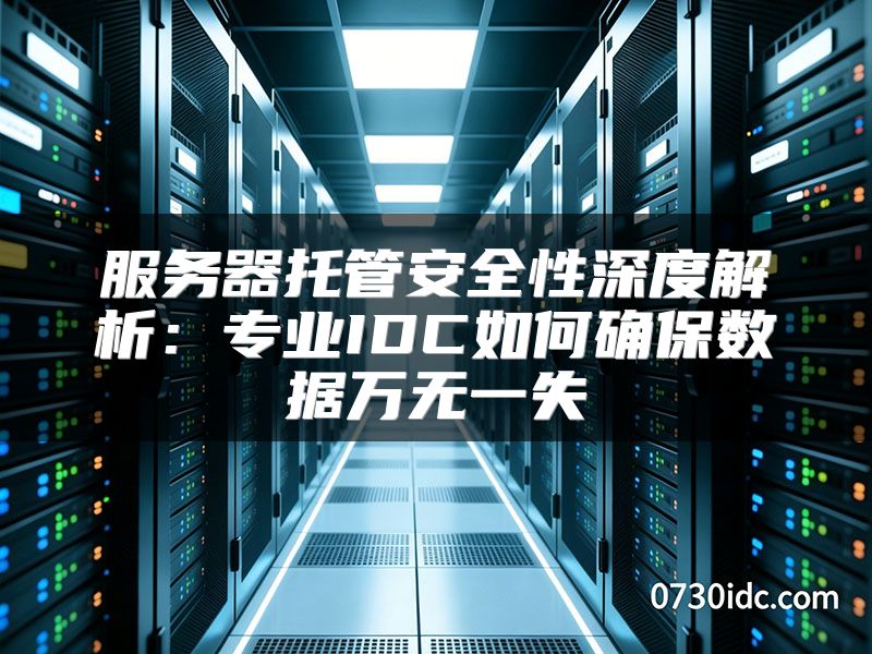 服务器托管安全性深度解析:专业IDC如何确保数据万无一失