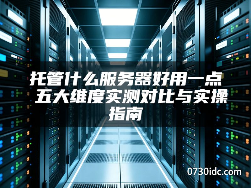 托管什么服务器好用一点 五大维度实测对比与实操指南