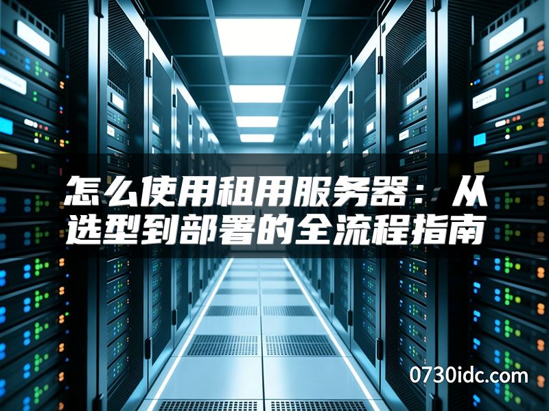 怎么使用租用服务器:从选型到部署的全流程指南