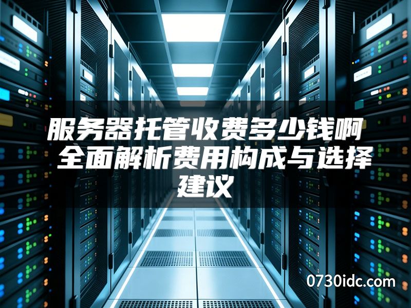 服务器托管收费多少钱啊 全面解析费用构成与选择建议