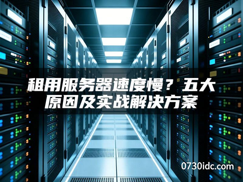 租用服务器速度慢？五大原因及实战解决方案