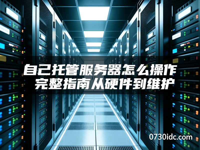 自己托管服务器怎么操作 完整指南从硬件到维护