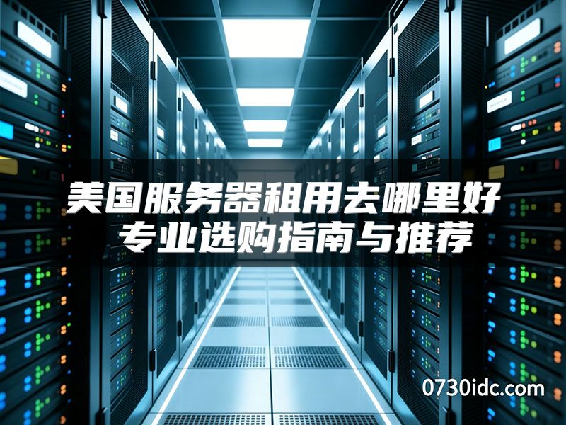 美国服务器租用去哪里好 专业选购指南与推荐