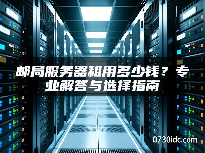邮局服务器租用多少钱?专业解答与选择指南