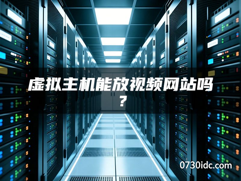 虚拟主机能放视频网站吗?