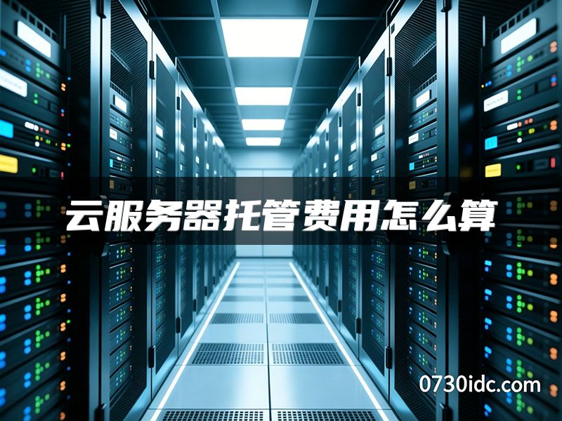 云服务器托管费用怎么算