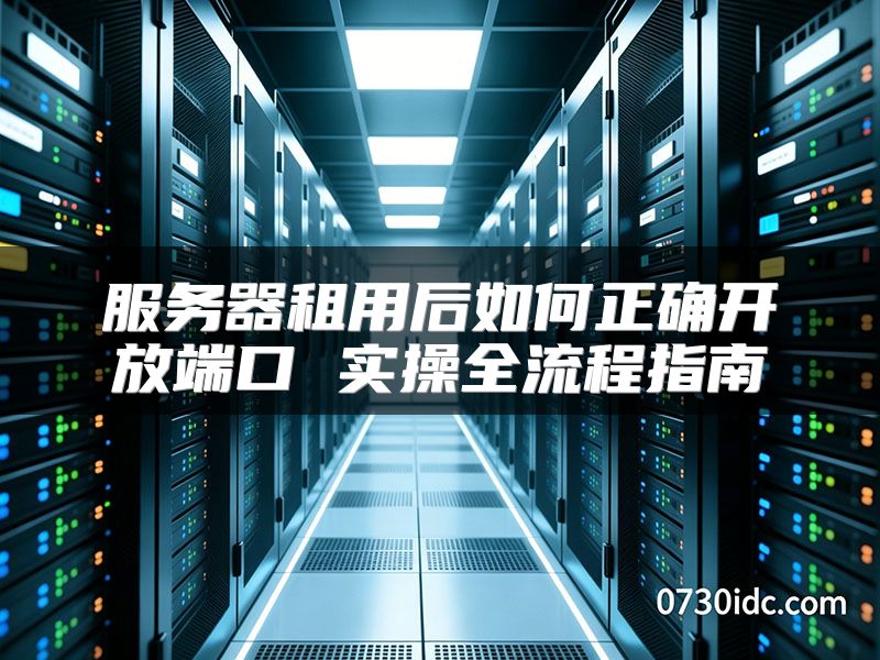 服务器租用后如何正确开放端口 实操全流程指南