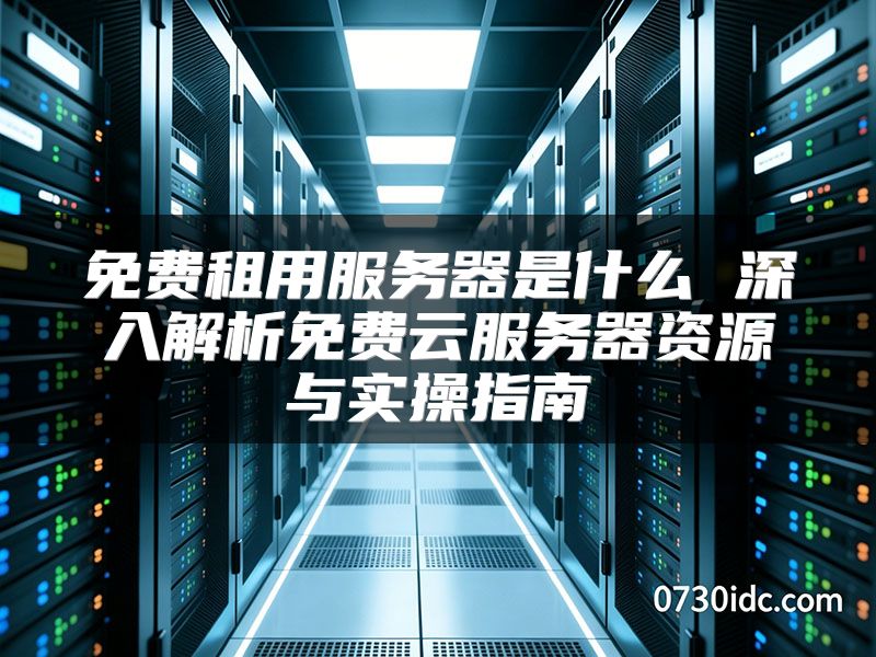 免费租用服务器是什么 深入解析免费云服务器资源与实操指南
