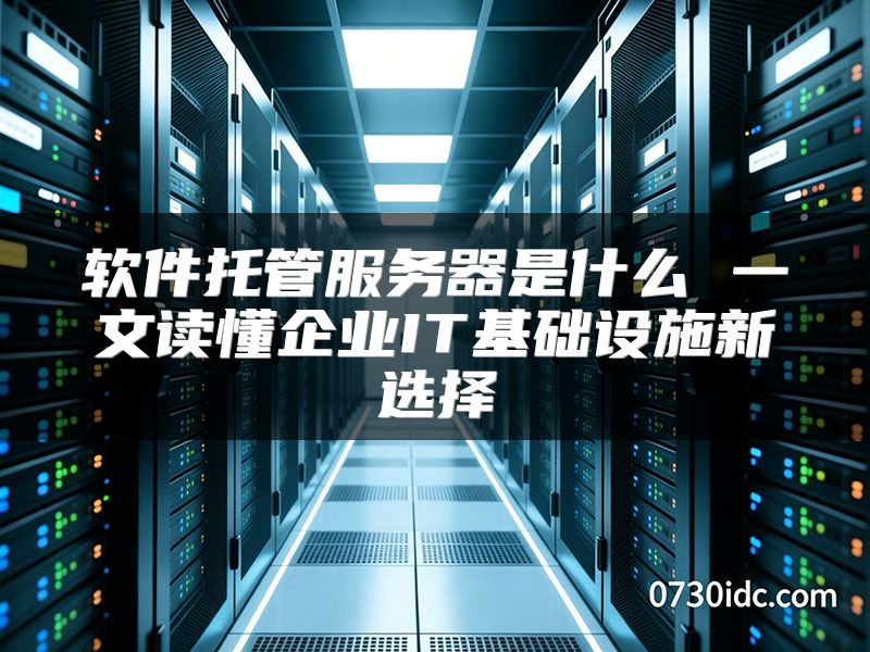 软件托管服务器是什么 一文读懂企业IT基础设施新选择