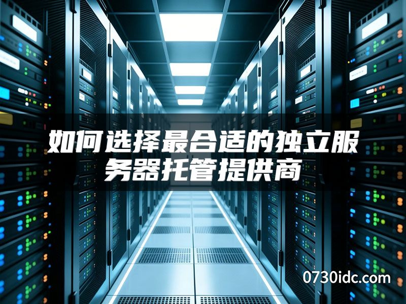 如何选择最合适的独立服务器托管提供商