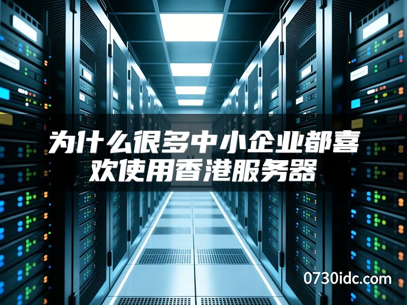 为什么很多中小企业都喜欢使用香港服务器