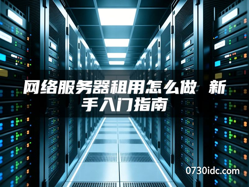 网络服务器租用怎么做 新手入门指南