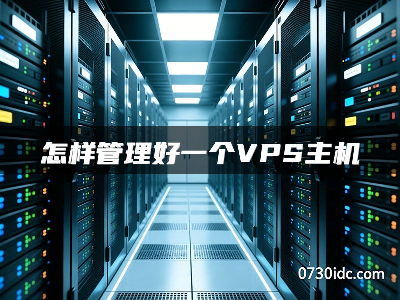 怎样管理好一个VPS主机
