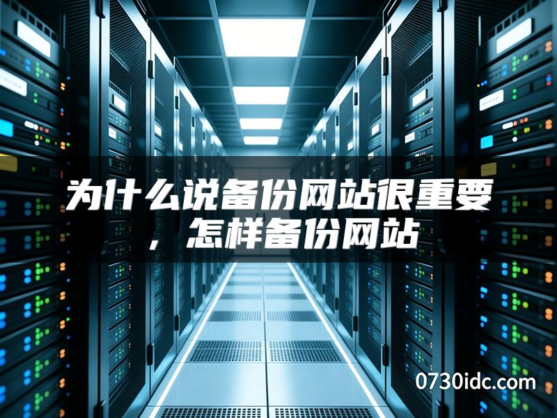 为什么说备份网站很重要,怎样备份网站