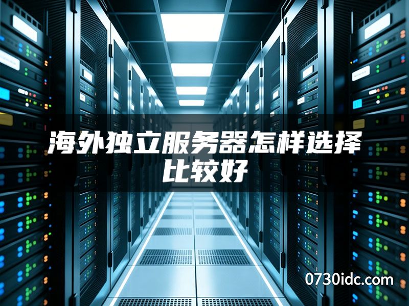 海外独立服务器怎样选择比较好