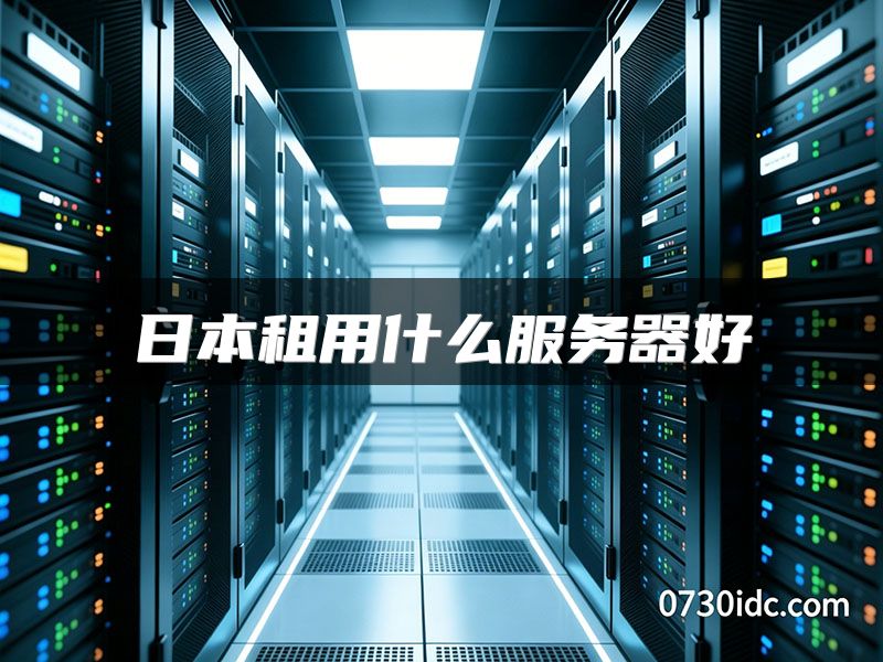 日本租用什么服务器好