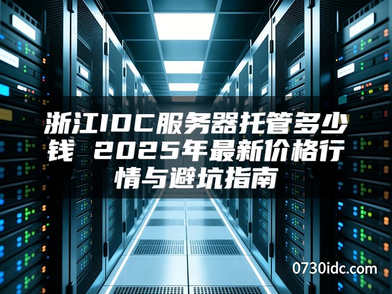 浙江IDC服务器托管多少钱 2025年最新价格行情与避坑指南