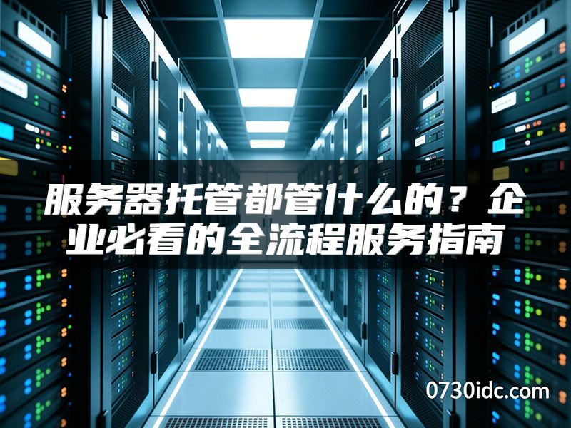 服务器托管都管什么的？企业必看的全流程服务指南
