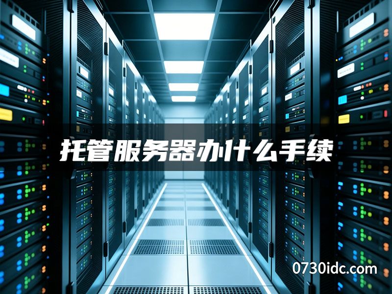 托管服务器办什么手续