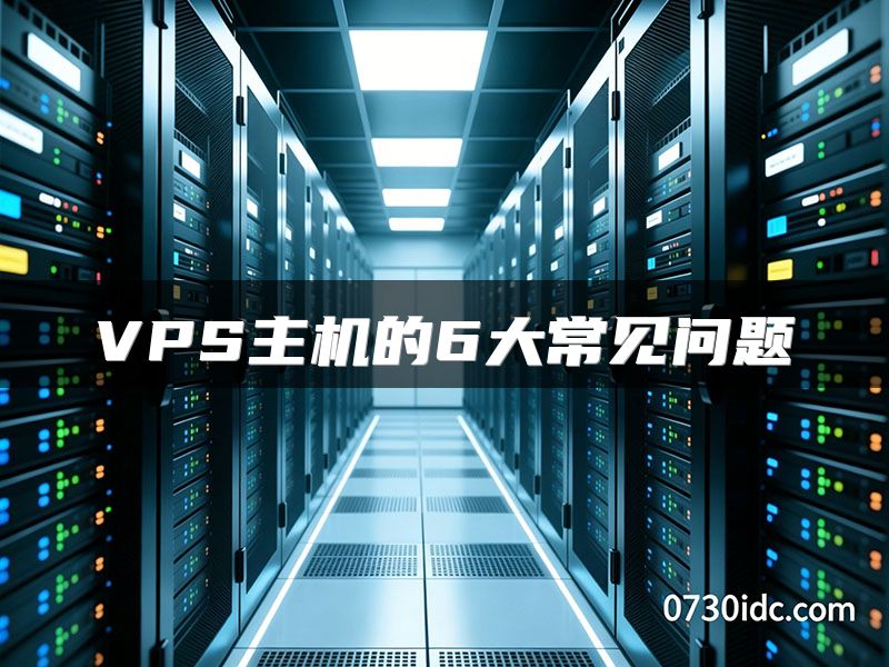 VPS主机的6大常见问题