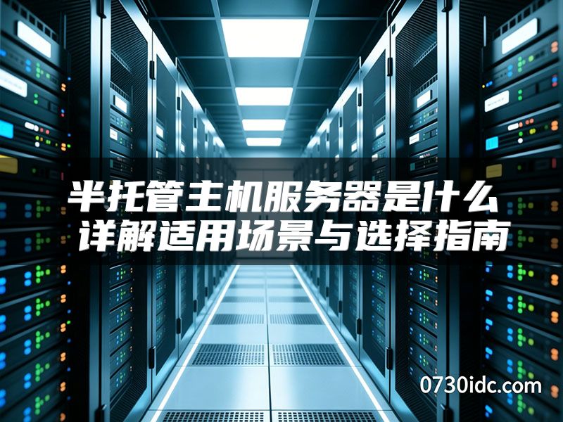 半托管主机服务器是什么 详解适用场景与选择指南