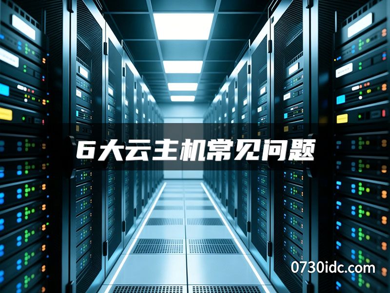 6大云主机常见问题