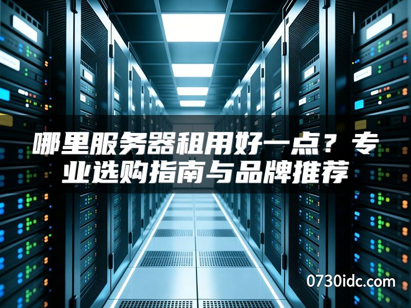 哪里服务器租用好一点？专业选购指南与品牌推荐