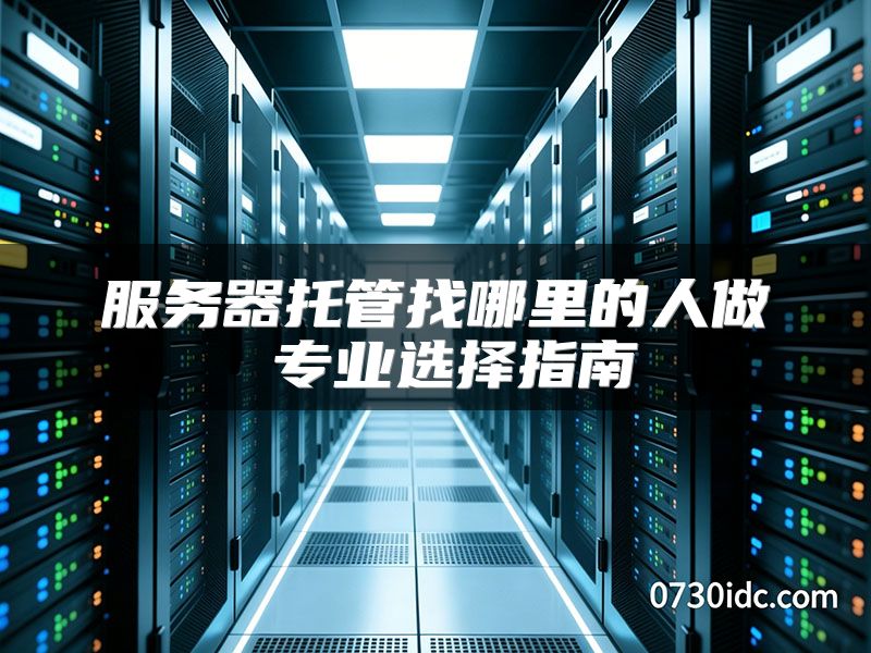 服务器托管找哪里的人做 专业选择指南