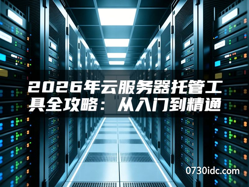 2026年云服务器托管工具全攻略:从入门到精通