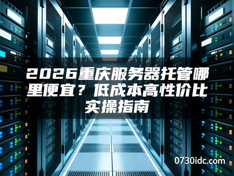 2026重庆服务器托管哪里便宜?低成本高性价比实操指南