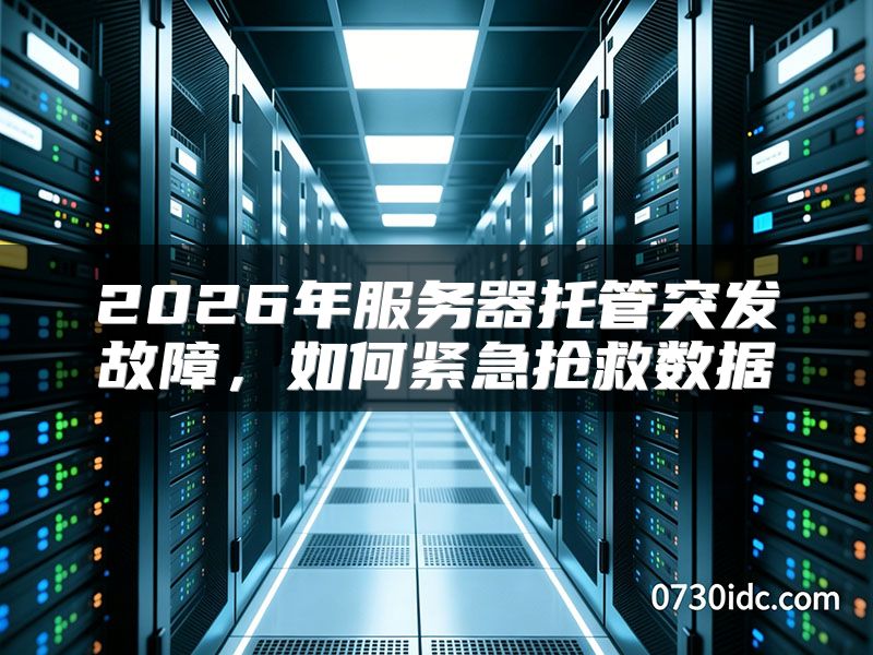 2026年服务器托管突发故障，如何紧急抢救数据