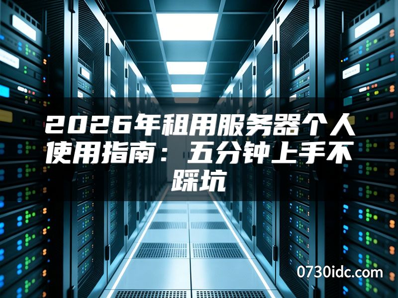 2026年租用服务器个人使用指南:五分钟上手不踩坑