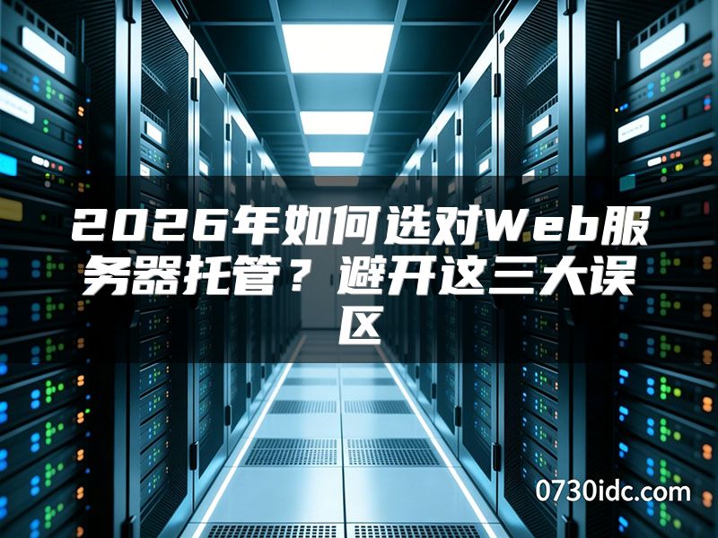 2026年如何选对Web服务器托管？避开这三大误区