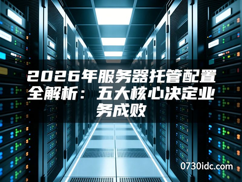 2026年服务器托管配置全解析：五大核心决定业务成败