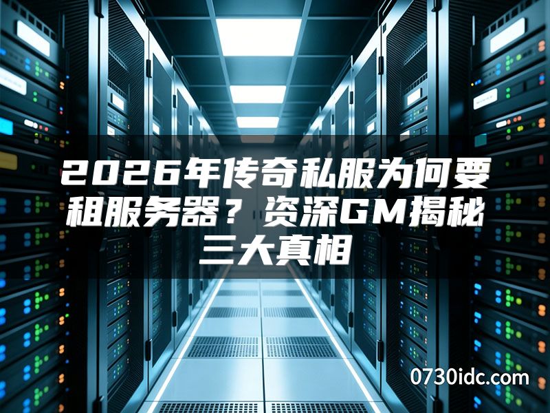 2026年传奇私服为何要租服务器？资深GM揭秘三大真相