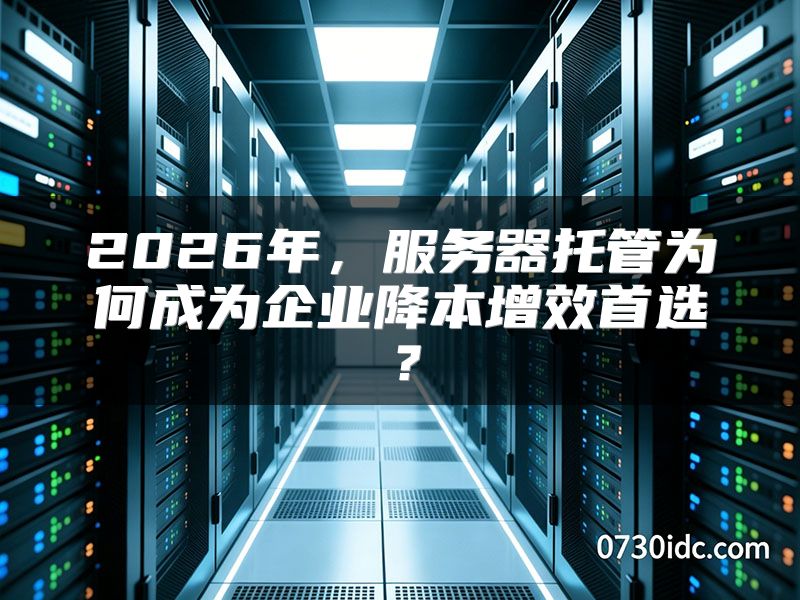 2026年，服务器托管为何成为企业降本增效首选？