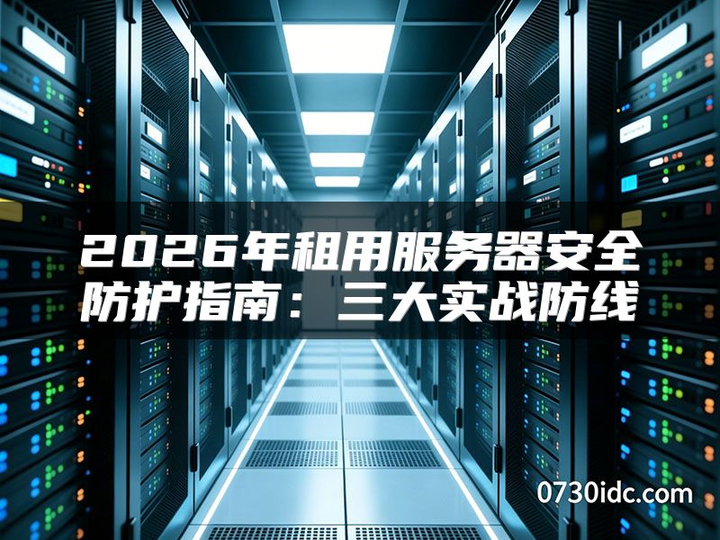 2026年租用服务器安全防护指南：三大实战防线