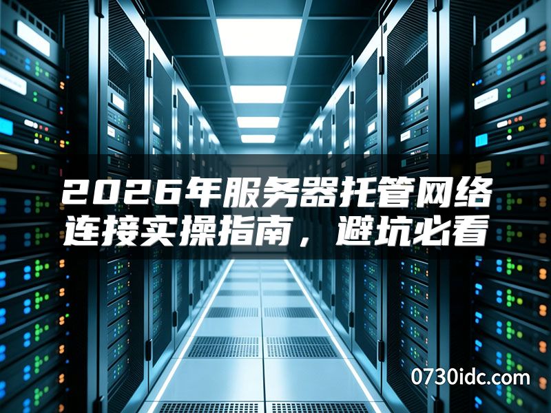 2026年服务器托管网络连接实操指南,避坑必看