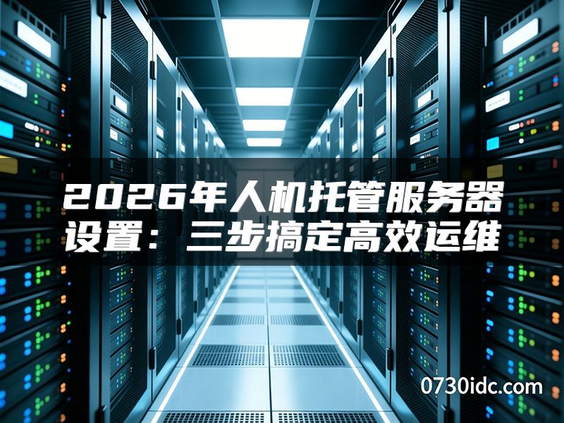 2026年人机托管服务器设置:三步搞定高效运维