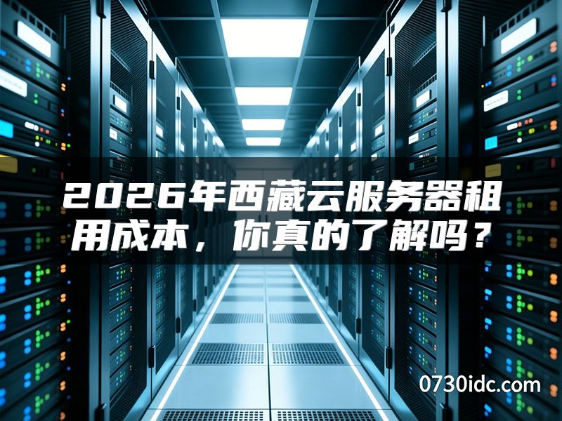 2026年西藏云服务器租用成本,你真的了解吗?