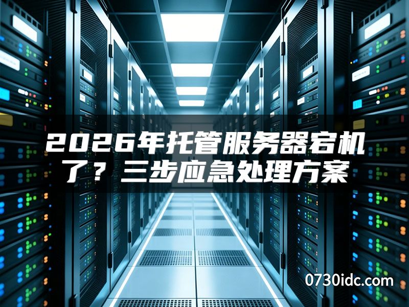 2026年托管服务器宕机了？三步应急处理方案